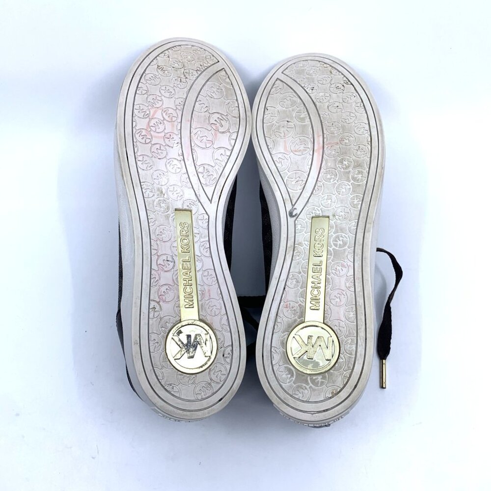 Michael Kors Womens Logo City Sneakers Shoes Brown Size 9.5M 001109 Lace Up - Picture 14 of 15